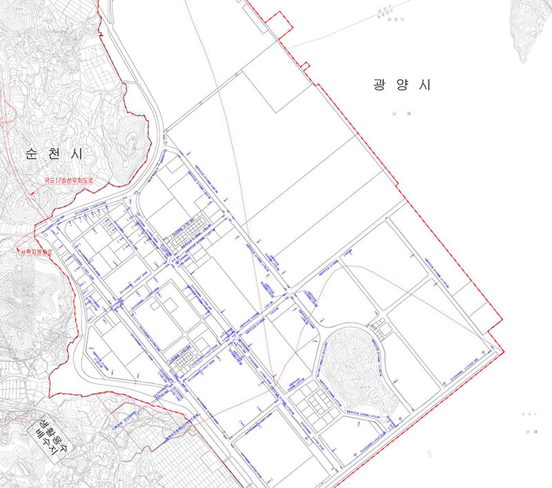상수계획도(생활용수) 이미지