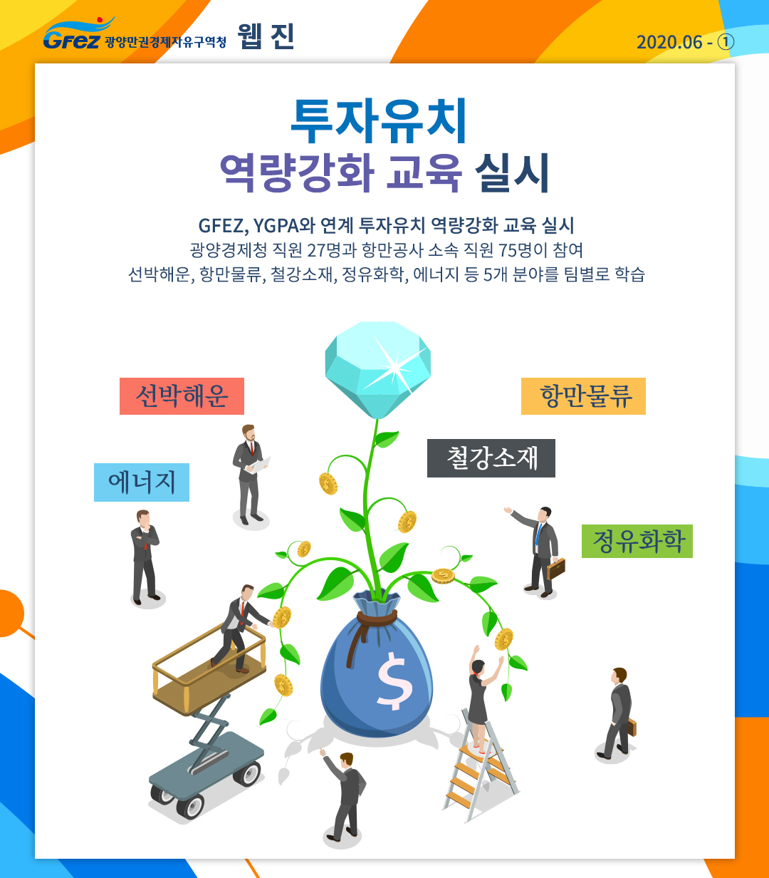 GFEZ, YGPA와 연계 투자유치 역량강화 교육 실시